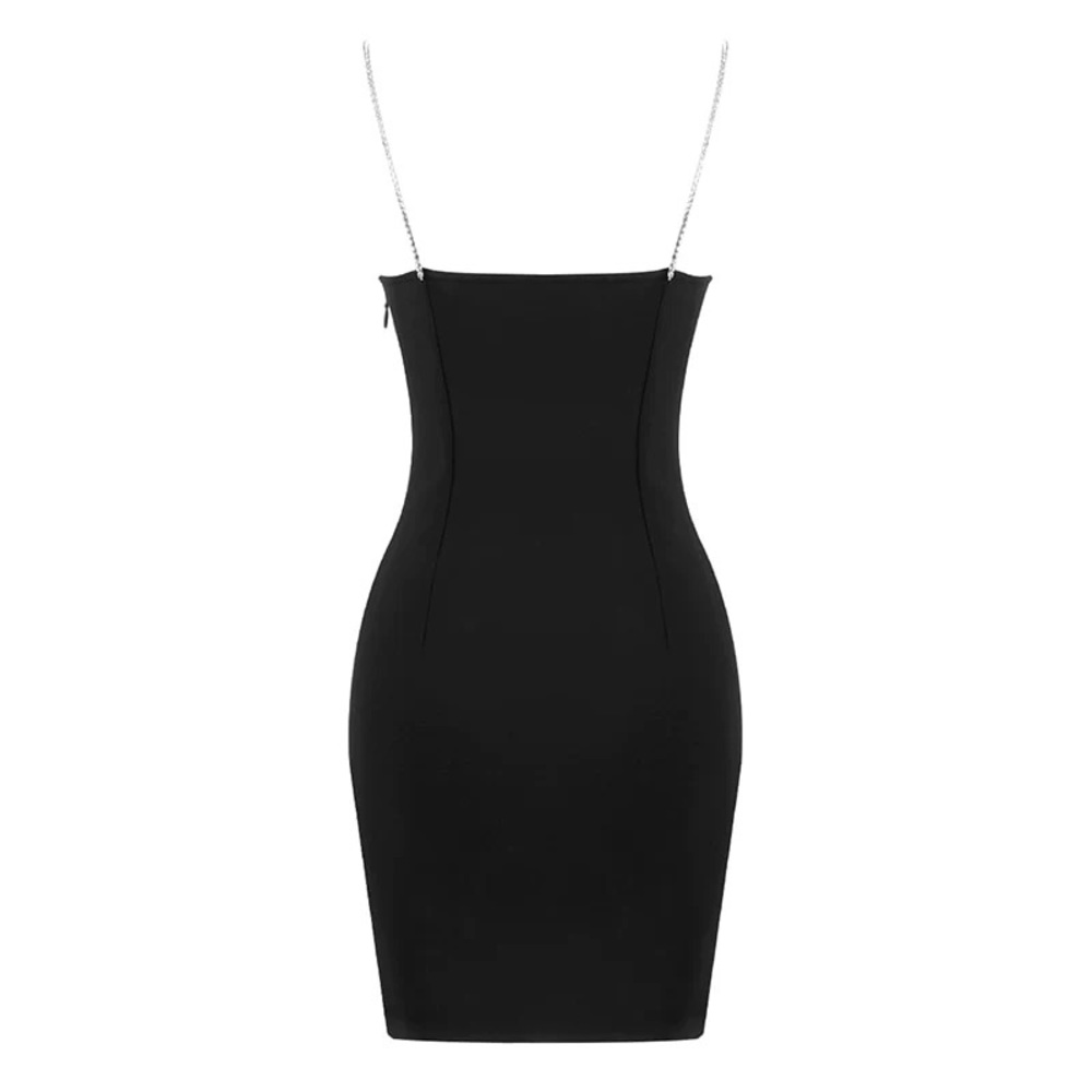 Rhinestone Embellished Mini Dress - Picture 2 of 2